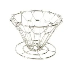Bo-Camp Coffee Filter Holder Foldable Silver