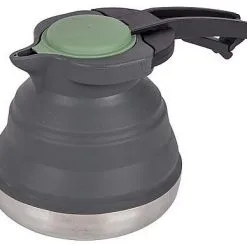 Bo-Camp Teekessel Silikon Edelstahl Faltbar 1.2 L Green