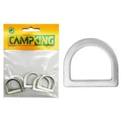 Campking D-ring 13 Mm Aluminium - Tasche 10 St. Klein