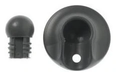 Campking Beinkappe + Klappbarer Fuß Anthracite