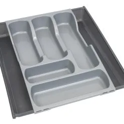 Curver Besteckkasten 5-vaks Ausziehbar Grey