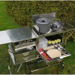 Dare To Be Different Faltbare Campingküche-Kochbox XL Einschließlich Faltbare Campingküche-Kochbox S XL