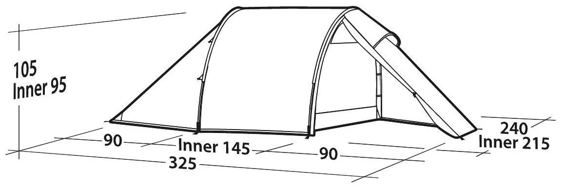 Easy Camp Vega 300 Compact Green – Bild 3