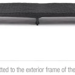 Helinox Reversible Cot Warmer Quilted Black/Iron