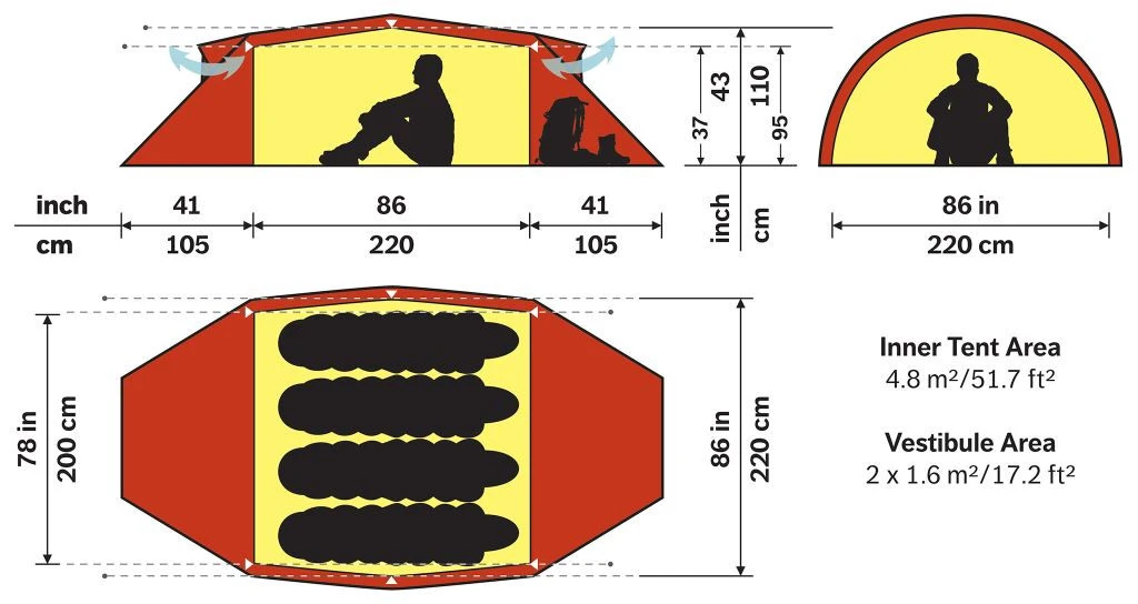 Hilleberg Kaitum 4 – Bild 4