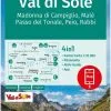 Kompass Wanderkarte 119 Val WO Sole, Madonna WO Campiglio, Malè, Passo Del Tonale, Peio, Rabbi