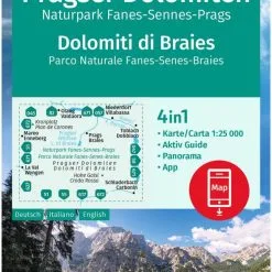 Kompass Wanderkarte 145 Pragser Dolomiten