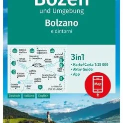 Kompass Wanderkarte 154 Bozen En Umgebung