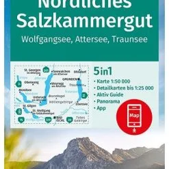 Kompass Wanderkarte 18 Nordliches Salzkammergut