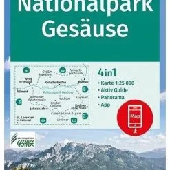 Kompass Wanderkarte 206 Nationalpark Gesäuse