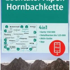 Kompass Wanderkarte 24 Lechtaler Alpen, Hornbachkette
