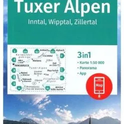 Kompass Wanderkarte 34 Tuxer Alpen