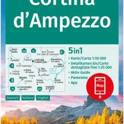 Kompass Wanderkarte 55 Cortina D'Ampezzo