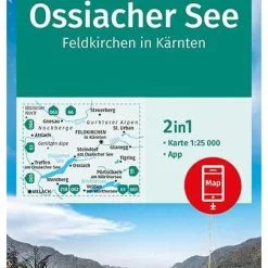 Kompass Wanderkarte 62 Ossiacher See, Feldkirchen In Kärnten
