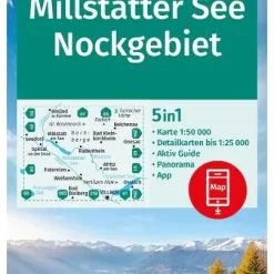 Kompass Wanderkarte 63 Millstätter See, Nockgebiet