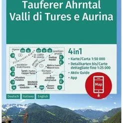 Kompass Wanderkarte 82 Tauferer Ahrntal / Valle WO Tures E Aurina