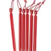 MSR Mini Groundhog Stake Kit 6pcs Red