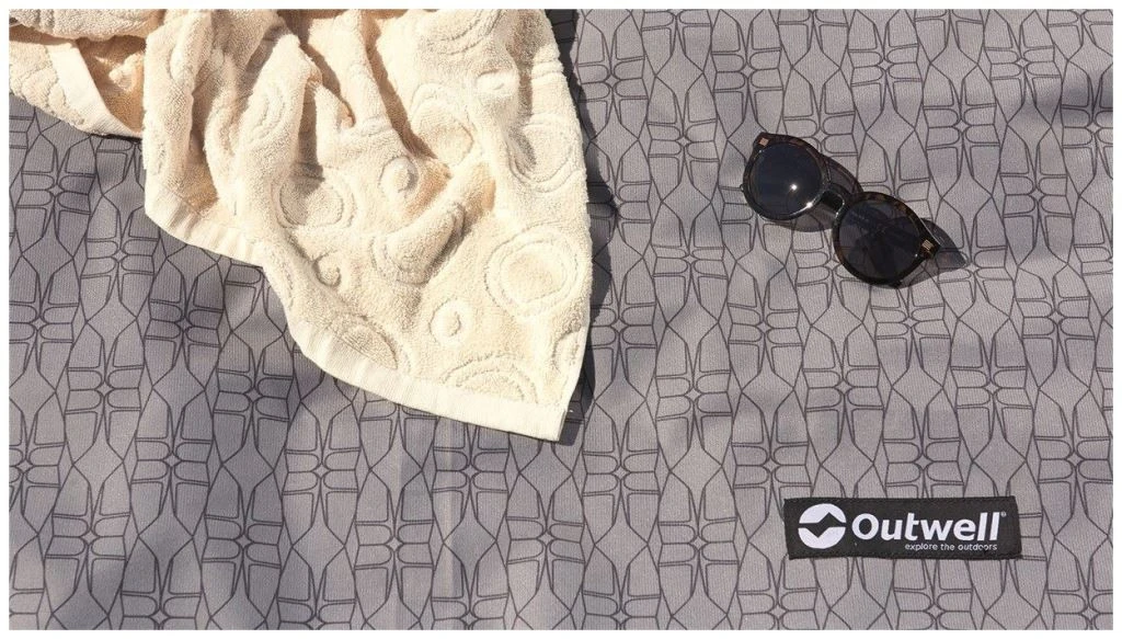 Outwell Airville 6SA Flat Woven Carpet Black-Grey