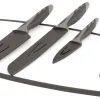 Outwell Caldas Knife Set W/Cutting Board Black
