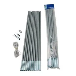 Outwell Fibreglas Duratec "Do It Yourself Kit" 12,7mm Black-Grey