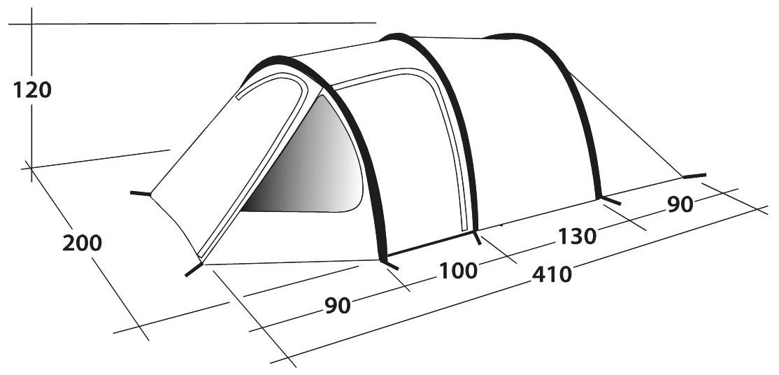 Outwell Earth 3 Blue – Bild 5