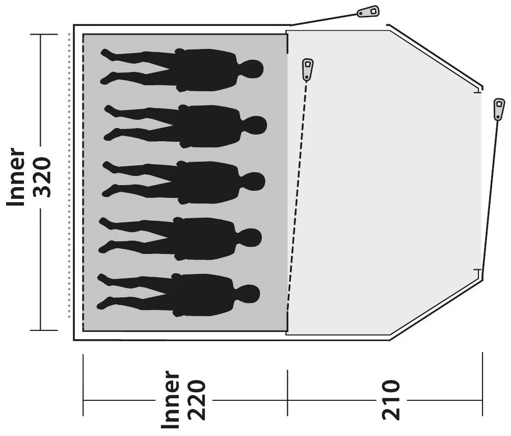Outwell Earth 5 Blue – Bild 3