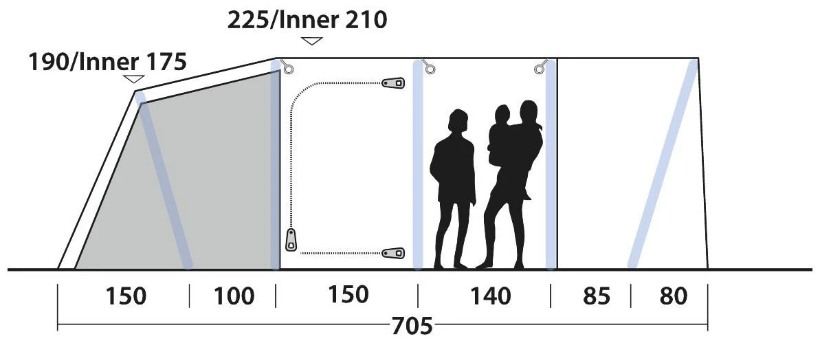 Outwell Forestville 6SA Navy Night – Bild 4