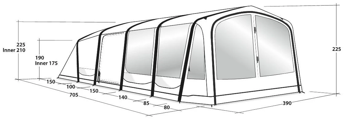 Outwell Forestville 6SA Navy Night – Bild 6