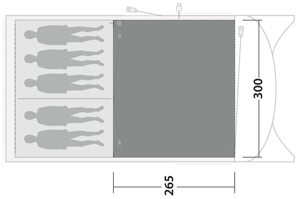 Outwell Greenwood 5 Flat Woven Carpet – Bild 4