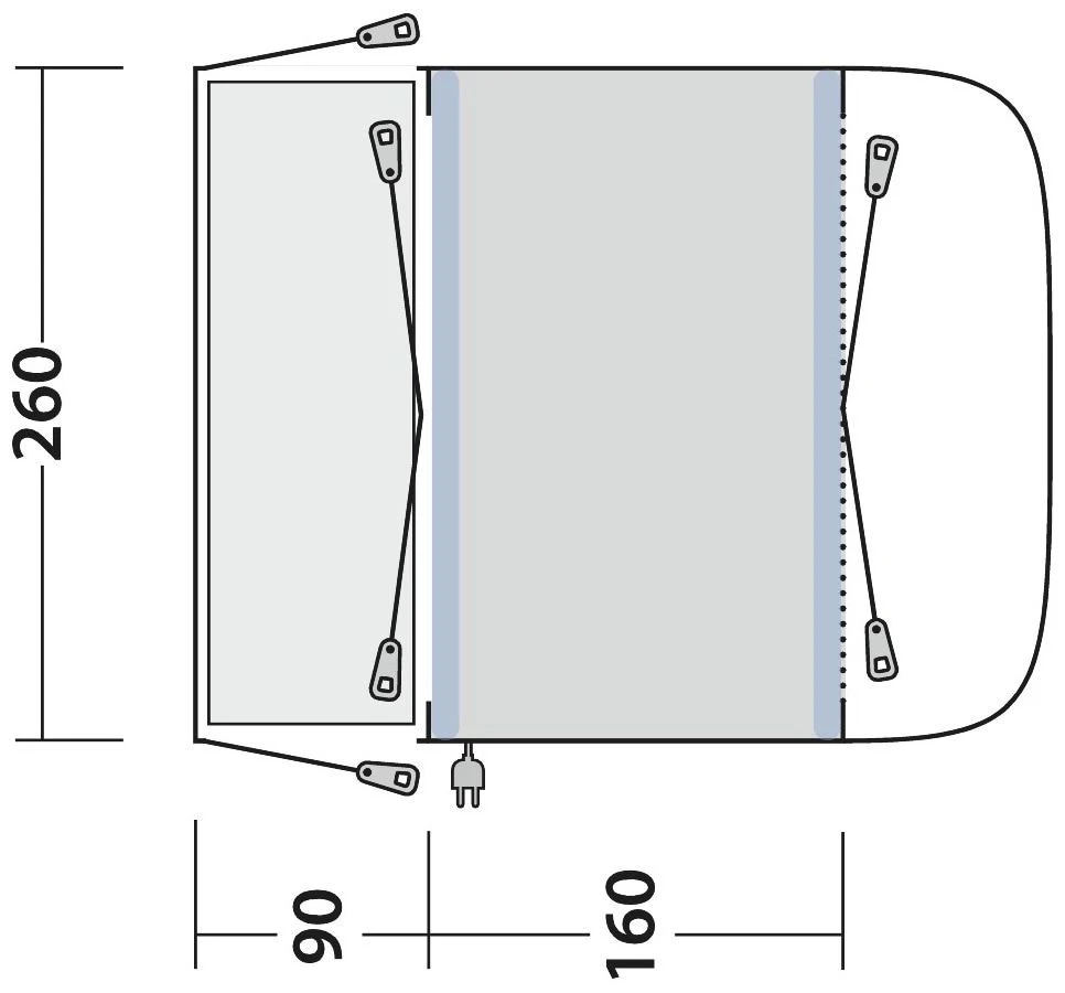 Outwell Newburg 160 Air Package Deal Black-Grey – Bild 4