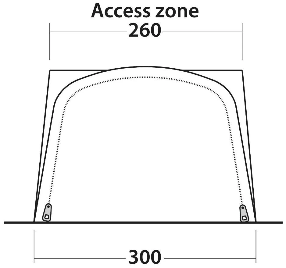 Outwell Newburg 240 Air Black-Grey – Bild 5