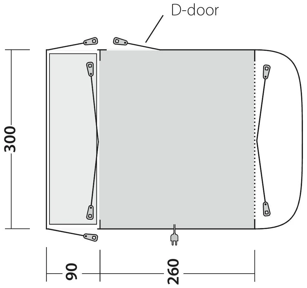 Outwell Newburg 260 Package Deal Grey – Bild 3