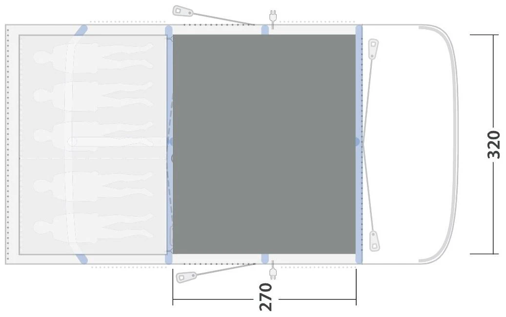 Outwell Springville 5SA Woven Carpet – Bild 4