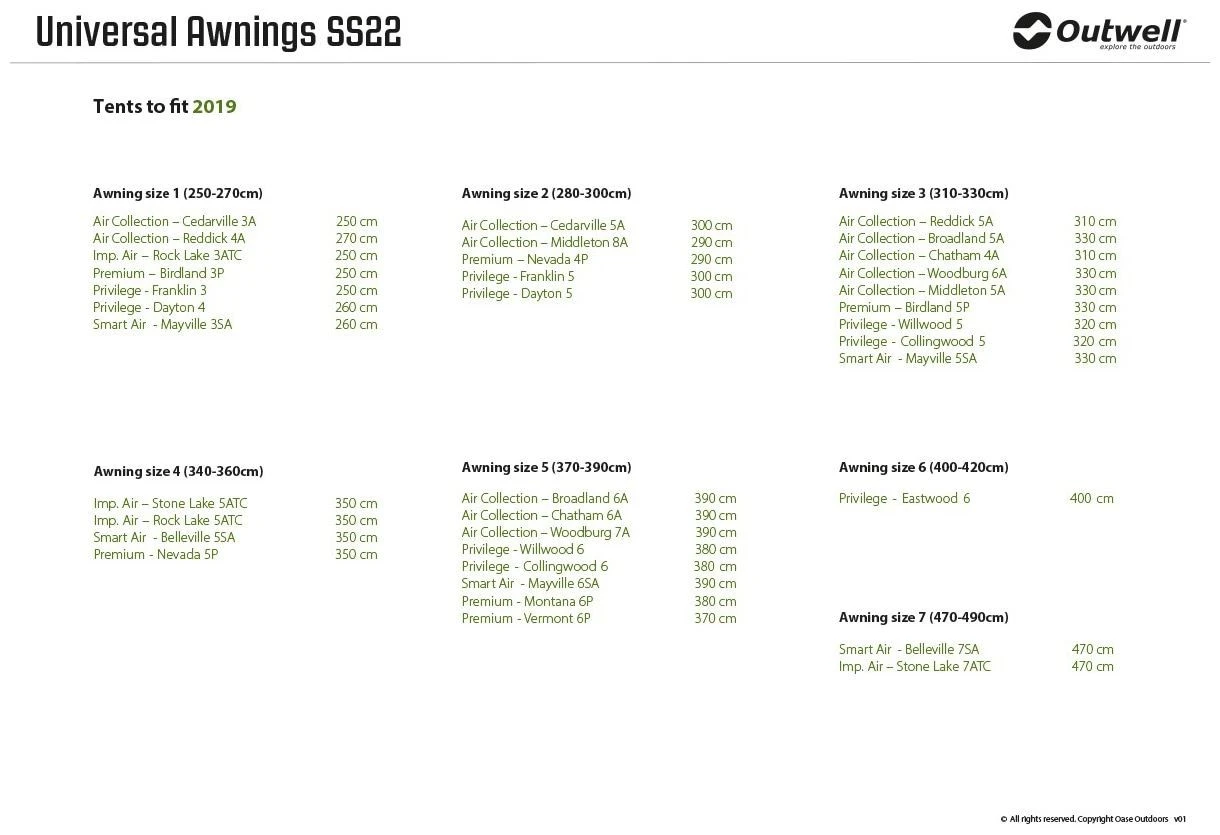Outwell Universal Markise Size 4 Grey – Bild 4