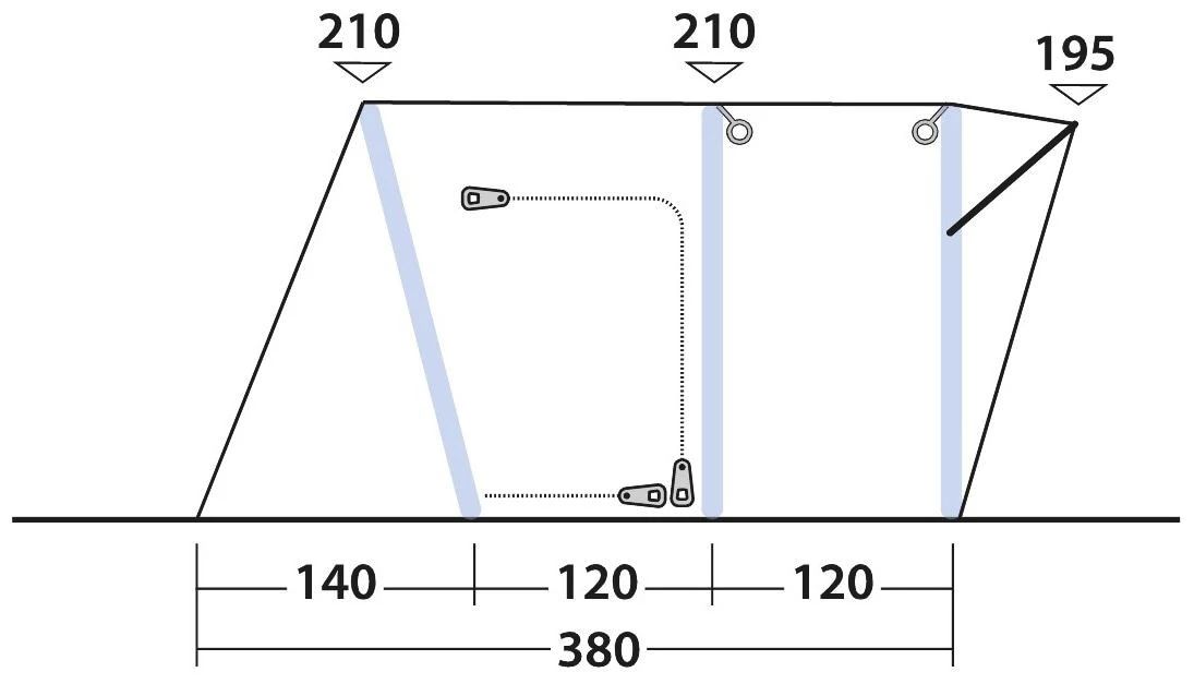 Outwell Wolfburg 380 Air Package Deal Black-Grey – Bild 4