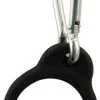 Point Virgule Point-Virgule Karabiner Mit Silicone Inhaber Für Drinkfles Zwart