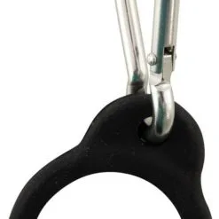 Point Virgule Point-Virgule Karabiner Mit Silicone Inhaber Für Drinkfles Zwart