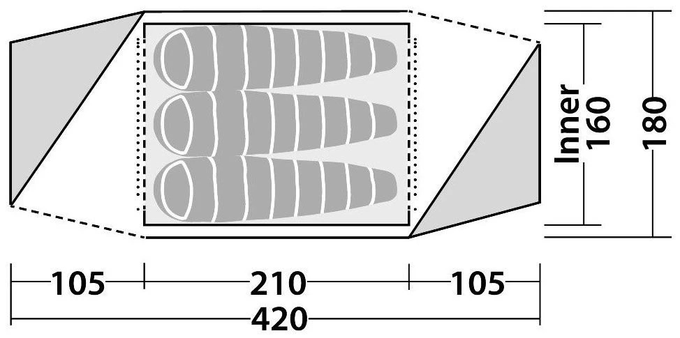 Robens Stony Brook 3 Green Vineyard – Bild 4