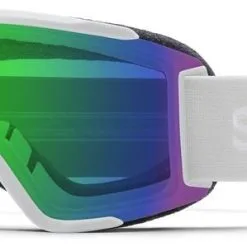 Smith Squad S White Vapor (Lens: ChromaPop Everyday Green Mirror)