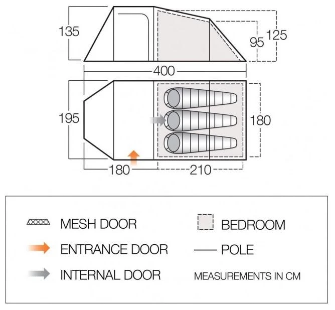 Vango Skye 300 Treetops – Bild 3