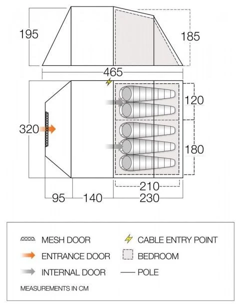 Vango Winslow II 500 Herbal – Bild 3